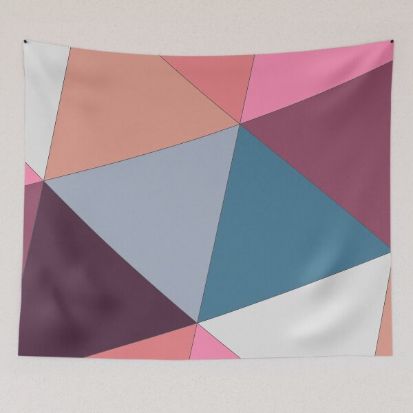 Item preview, Grand Budapest Hotel triangles - Wes Anderson Palette Patterns designed and sold by Groenendijk.