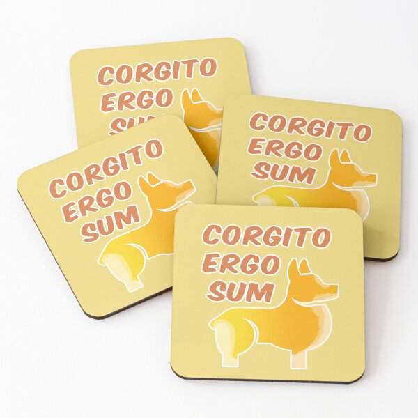 Item preview, CORGITO ERGO SUM YELLOW designed and sold by JAM2.