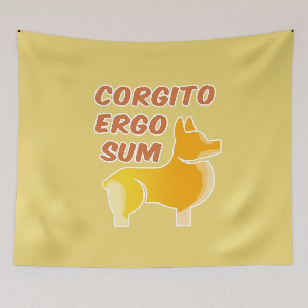 Item preview, CORGITO ERGO SUM YELLOW designed and sold by JAM2.