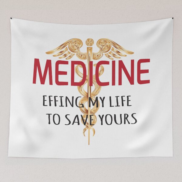 Item preview, Medicine Effing My Life To Save Yours designed and sold by 4AllTimes.