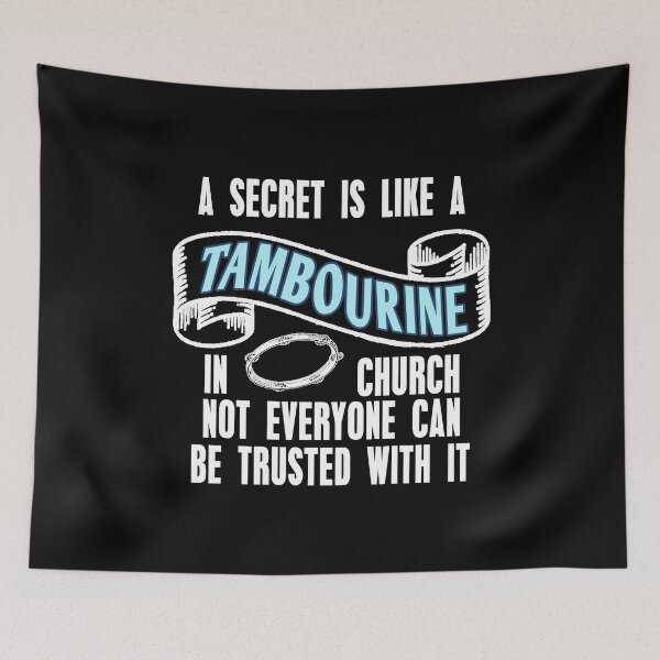 Item preview, A secret is like a Tambourine designed and sold by NeXore.