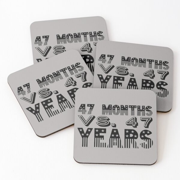 Item preview, 47 months vs 47 years (Presidential Debate 2020) designed and sold by LiveAndGlow.