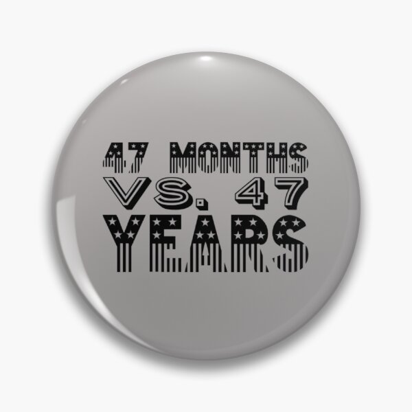 Item preview, 47 months vs 47 years (Presidential Debate 2020) designed and sold by LiveAndGlow.