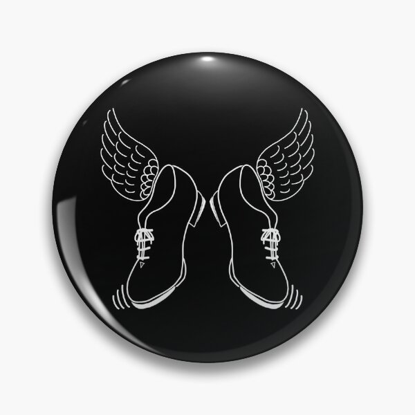 Item preview, Tap Shoes Give Me Wings - White Line designed and sold by DanceSisDance.