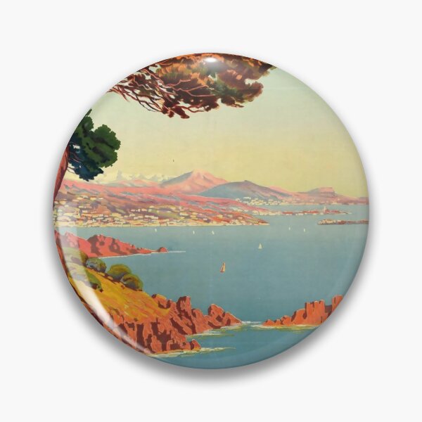 Item preview, Cote Azur retro poster designed and sold by CorasPosters.