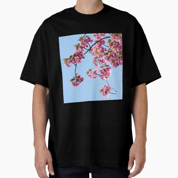 pink flowers ( cherry blossum) Oversized T-Shirt