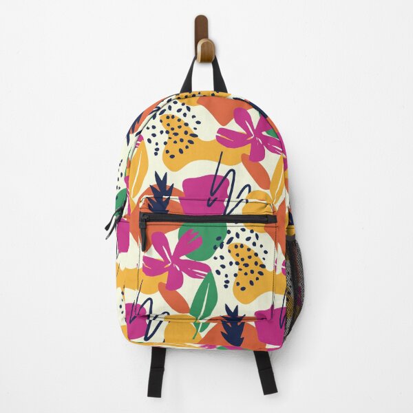 Item preview, Vibrant & Colorful Abstract Floral Pattern | Flowers & Paint Splatter Pattern designed and sold by SLAG-Creative.