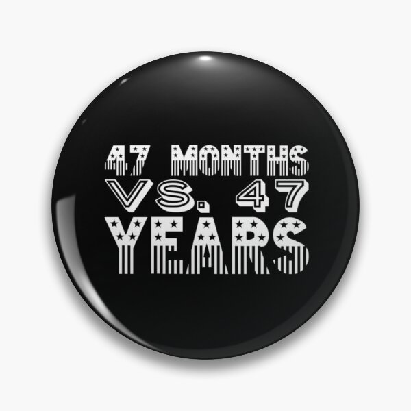 Item preview, 47 months vs 47 years (Presidential Debate 2020) designed and sold by LiveAndGlow.