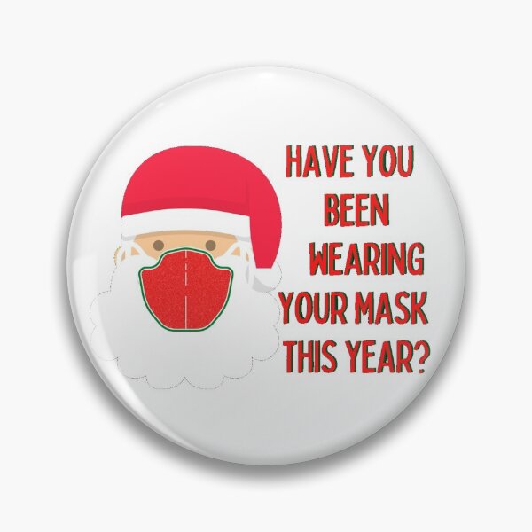Item preview, Santa " Have you been wearing your mask this year?" designed and sold by Maria N.