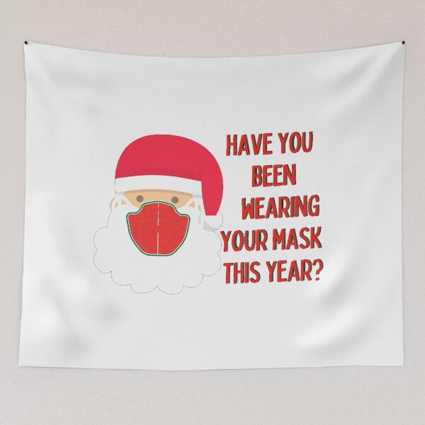 Item preview, Santa " Have you been wearing your mask this year?" designed and sold by Maria N.