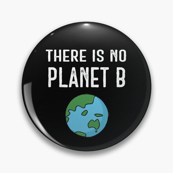 Item preview, There Is No Planet B – White on Black designed and sold by ImperfectLife.