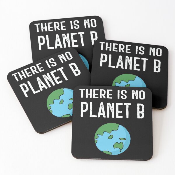 Item preview, There Is No Planet B – White on Black designed and sold by ImperfectLife.