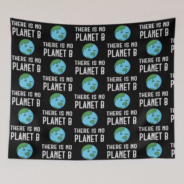 Item preview, There Is No Planet B – White on Black designed and sold by ImperfectLife.