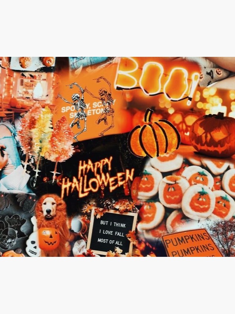 Girly Halloween Collage Decal