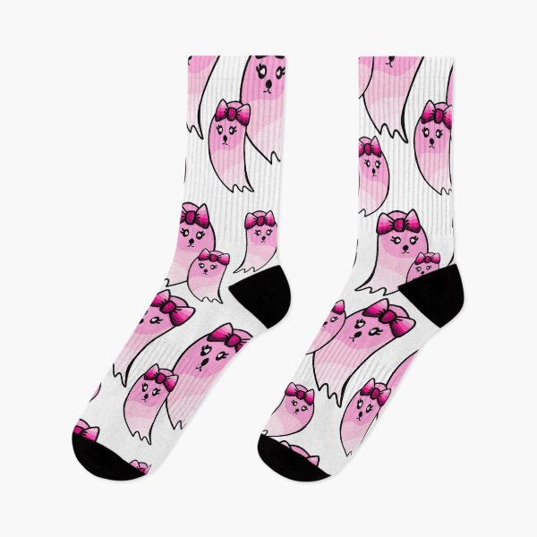 Item preview, Cute Friendly Ghost Pattern - Pink Palette designed and sold by Sketchbook Designs.