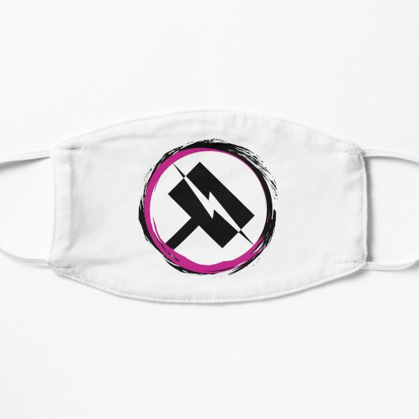 Nora Valkyrie Emblem (Black and Pink) Flat Mask