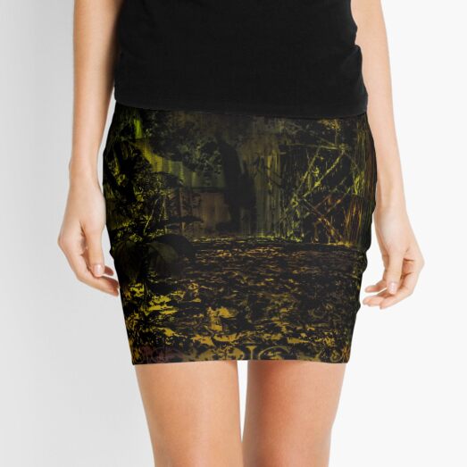 Forest garden Green Inversion 3 Mini Skirt