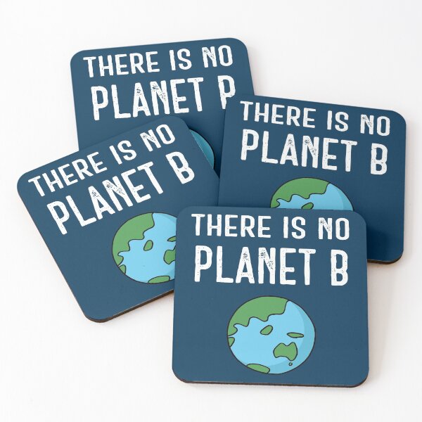 Item preview, There Is No Planet B – White on Dark Blue designed and sold by ImperfectLife.