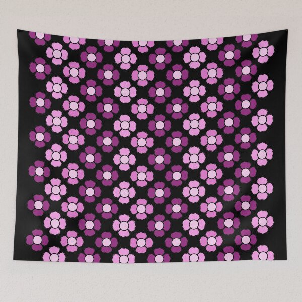 Item preview, Rose flower pattern on black background designed and sold by Stéphane  Thirion.