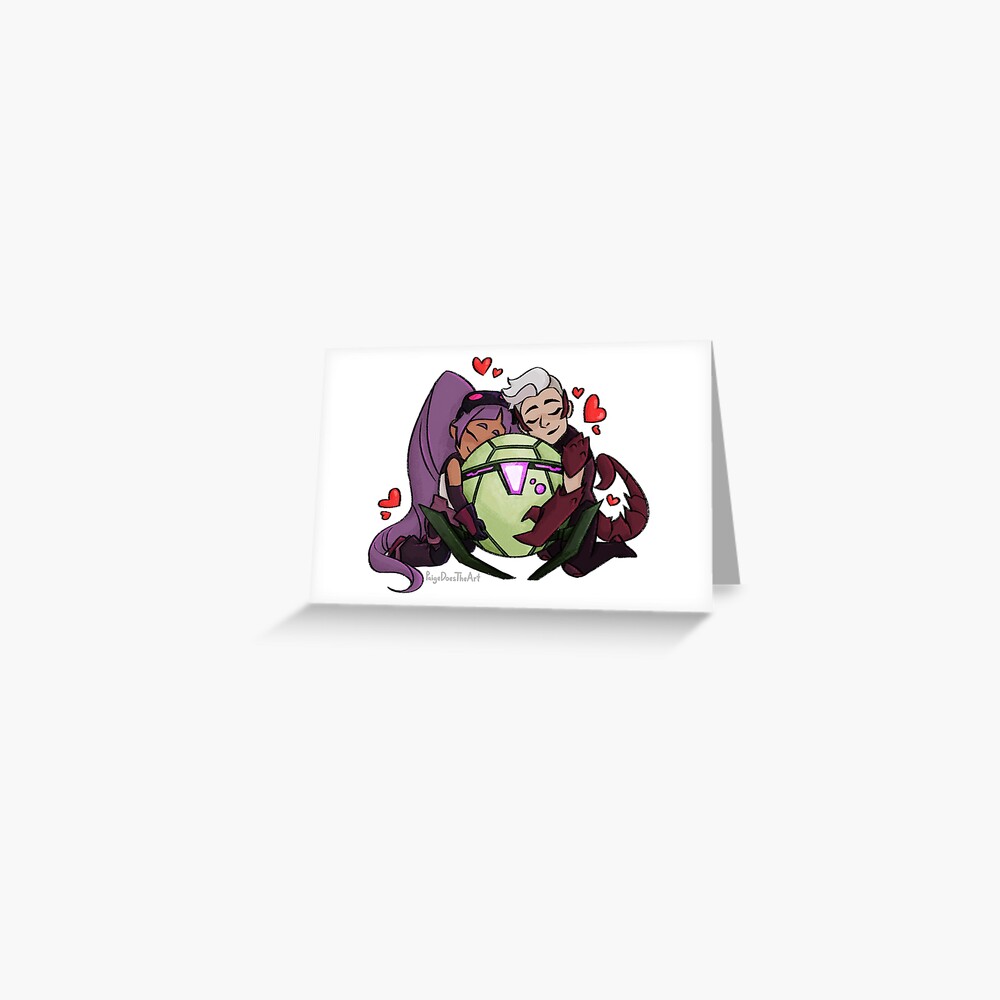 Scorpia Emily Entrapta Greeting Card