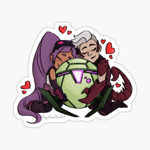 Scorpia Emily Entrapta Sticker