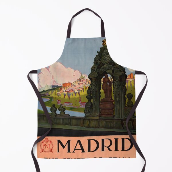 Item preview, Madrid retro poster designed and sold by CorasPosters.