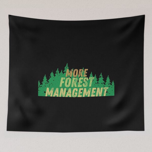 Item preview, MORE Forest Management Debate Distressed Design designed and sold by MixedBagMerch.