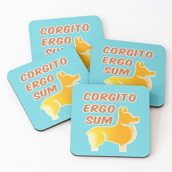 Item preview, CORGITO ERGO SUM CYAN designed and sold by JAM2.