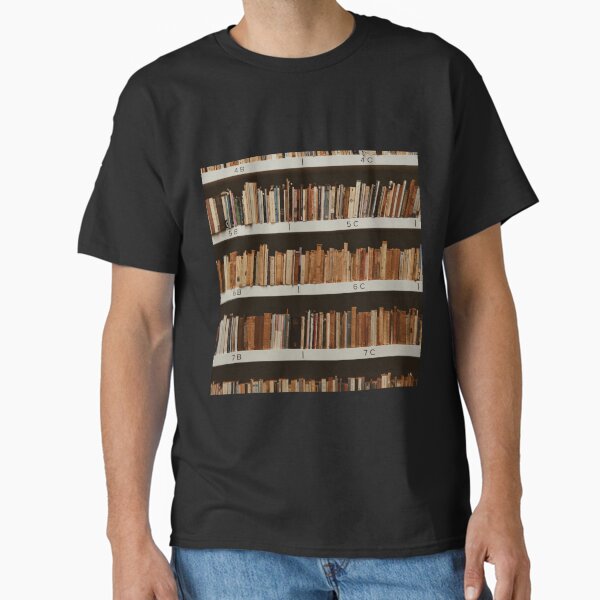 vintage bookshelf Classic T-Shirt