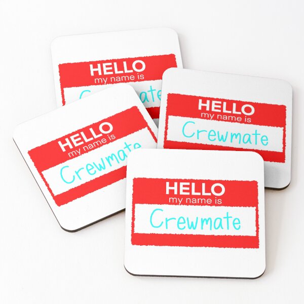 Item preview, hello my name is crewmate designed and sold by dangerousfrog.