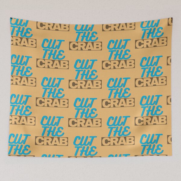 Item preview, Cut the crab funny quote typography designed and sold by Tecnofa.