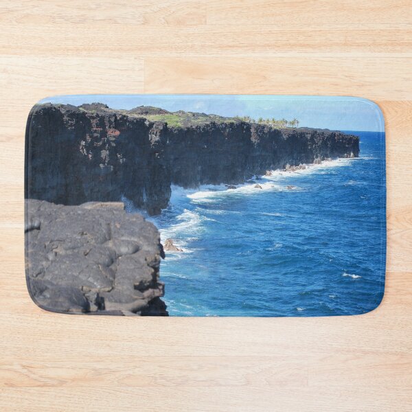 Item preview, Pacific ocean crashing against the cliffs on Big Island Hawaii designed and sold by TheMurphyGirl.