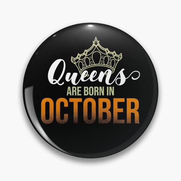 Item preview, Queens Are Born In October Birthday Graphic  designed and sold by PlusAdore.