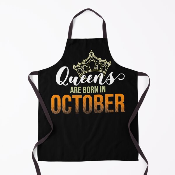 Item preview, Queens Are Born In October Birthday Graphic designed and sold by PlusAdore.