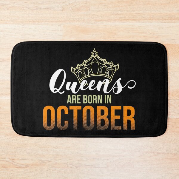 Item preview, Queens Are Born In October Birthday Graphic  designed and sold by PlusAdore.