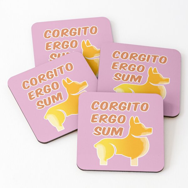 Item preview, CORGITO ERGO SUM PINK designed and sold by JAM2.