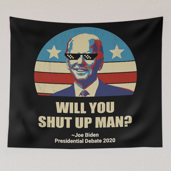 Item preview, Will You shut up man? President Biden vs Trump designed and sold by Radarek1989.