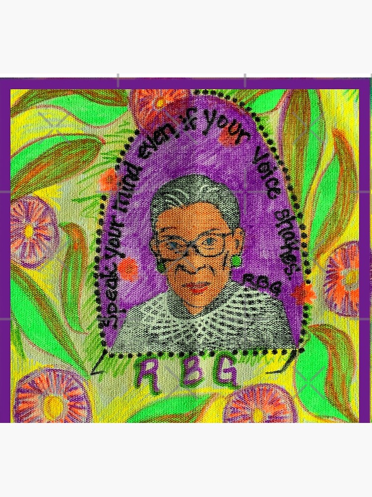 Ruth Bader Ginsburg with quote by Matlgirl