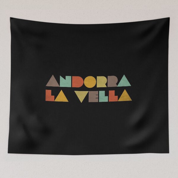 Item preview, Andorra la Vella Vintage designed and sold by designkitsch.