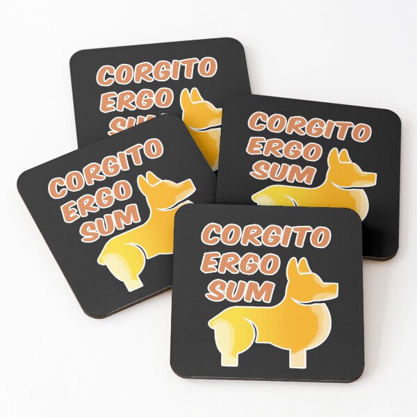 Item preview, CORGITO ERGO SUM BLACK designed and sold by JAM2.