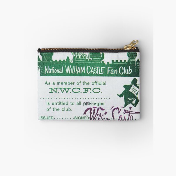 Item preview, National WILLIAM CASTLE Fan Club Card designed and sold by NitrateNerd.