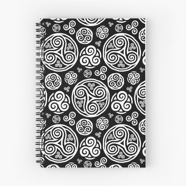Item preview, White triskels on black designed and sold by 1enchik.