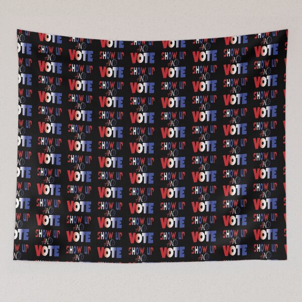Item preview, Show up and vote. Presidential election debate 2020 designed and sold by ReluctantChickn.