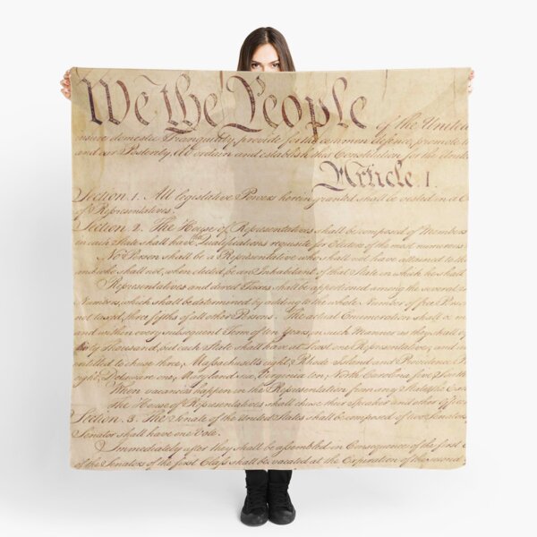 US CONSTITUTION Scarf