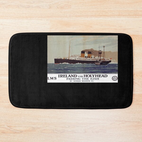 Item preview, Ireland via Hollyhead retro poster designed and sold by CorasPosters.