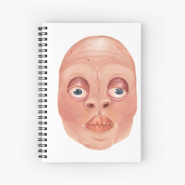 Cuadernos De Espiral Blue Eyes Meme Redbubble - roblox oof cara triste cuaderno de espiral