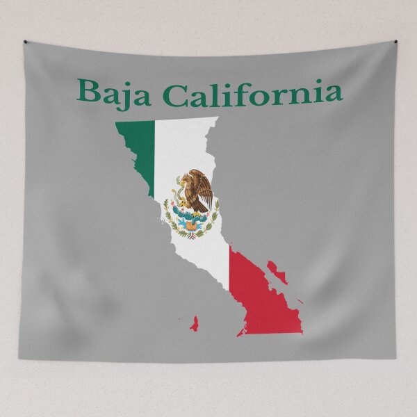 Item preview, Baja California State Map, Mexico designed and sold by marosharaf.