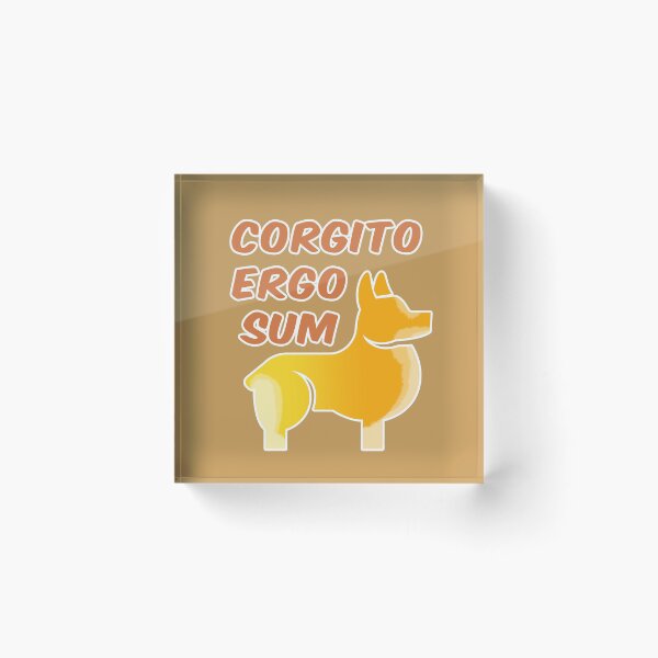 Item preview, CORGITO ERGO SUM ORANGE designed and sold by JAM2.