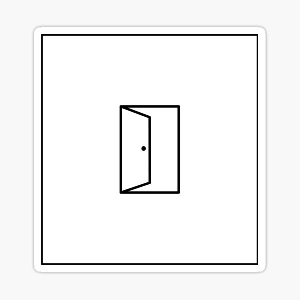 Artikel-Vorschau von Einfache Türkontur, designt und verkauft von Line Design.