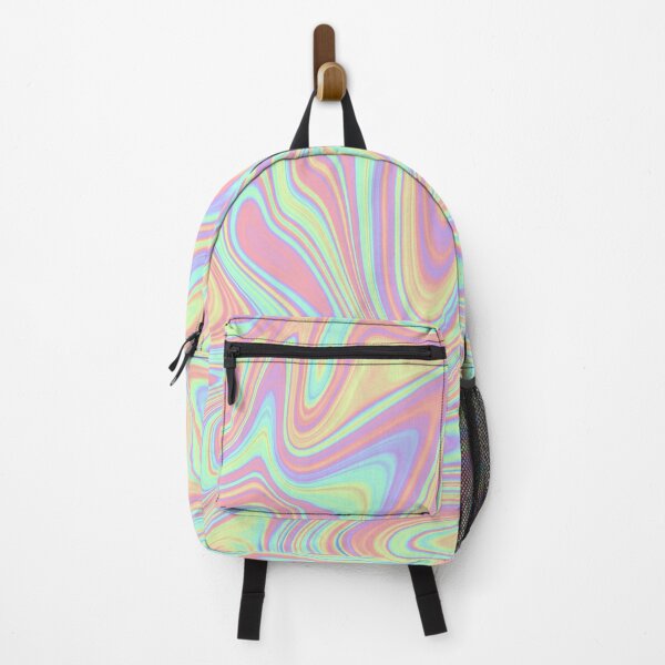 Item preview, Holographic Liquid Marble Effect Rainbow Colors Pastel Pattern designed and sold by Sour Soul.